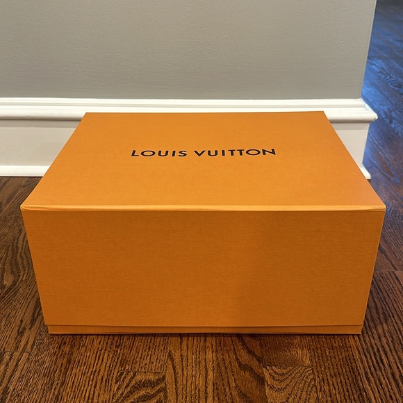 Louis Vuitton Yellow Gold Orange Blue Large Empty Gift Box - Picture 3 of 14
